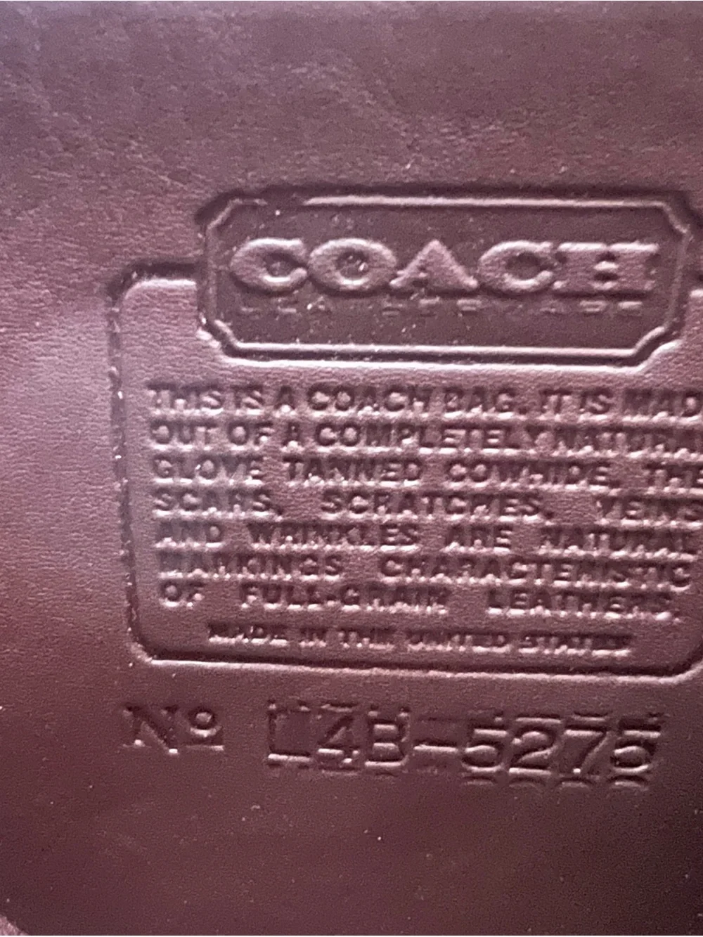 Vintage Coach Brown Leather Briefcase - Picture 4 of 4